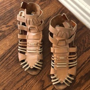 Givenchy Gladiator Sandals- tan size 8
